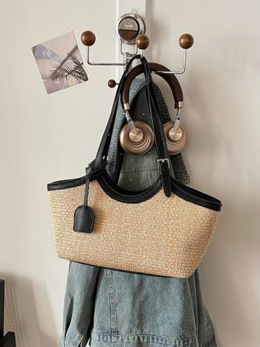 Bolso Tote de Paja para Mujer miniatura 2