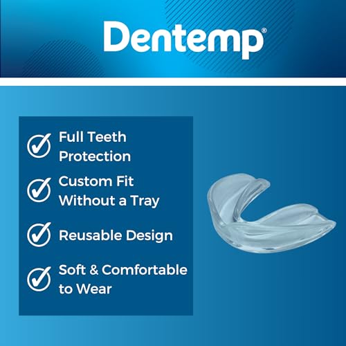 Image of Dentemp Protect-It Custom Fit Mouth Guard 4 Pack for Teeth Grinding at Night - Night Guards for Sleep
