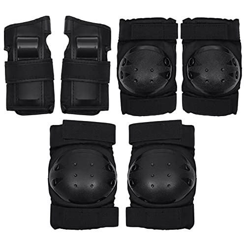 BESPORTBLE Complete Set for Boys and Girls 3 Pairs of Elbow Knee Hand Pads Protective Gear for Skate Cycle Inline Sports