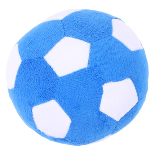 GRIRIW ペットサッカーのおもちゃ 大型犬用 つめた きしむ 犬の豪華なおもちゃ わんわん 犬の 犬の おもちゃ 犬のおもちゃ ぬいぐるみ Sky-blue