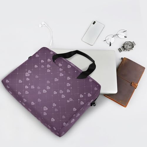 Funda maletín morada para laptop 13-15.6 pulgadas miniatura 7