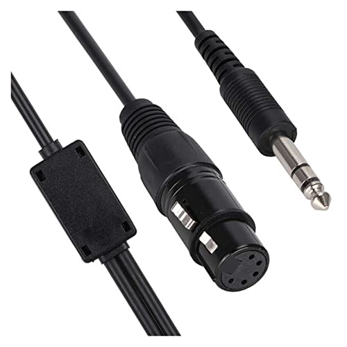 Cable Adaptador para Auriculares de Aviación con Doble Conector 5 Pin miniatura 5