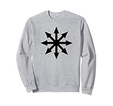 Symbole de l'étoile du chaos Punk Métal Pentagramme Anarchie Sweatshirt