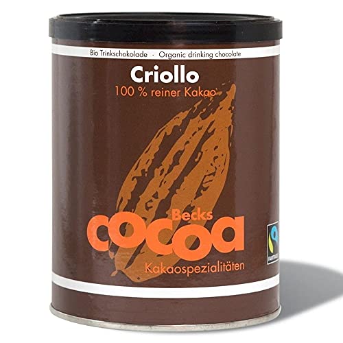 Becks Cocoa Trinkschokolade Criollo 100 % Dose 250 g