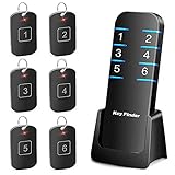 6in1キーファインダー 鍵 紛失防止 キーホルダーEvershop Key finder 探し物発見器 忘れ物探知機 落し物防止 取扱説明書付き (キーファインダー) キー 探す アラーム なくしもの発見器 の置き忘れ 鍵 タグ 紛失防止 鍵探しキーホルダー 音の出るキーホルダー 鍵 なくさない キーホルダー 旅行グッズ (ブラック)