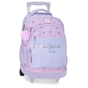 Pepe Jeans Becca Mochilas escolares juveniles poliester, multicolor