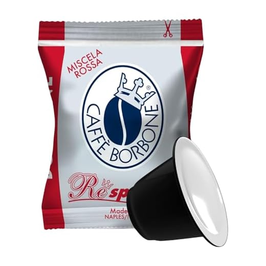 Caffè Borbone Respresso - Lot de 200 capsules de café compatibles avec les machines Nespresso, mélange rouge