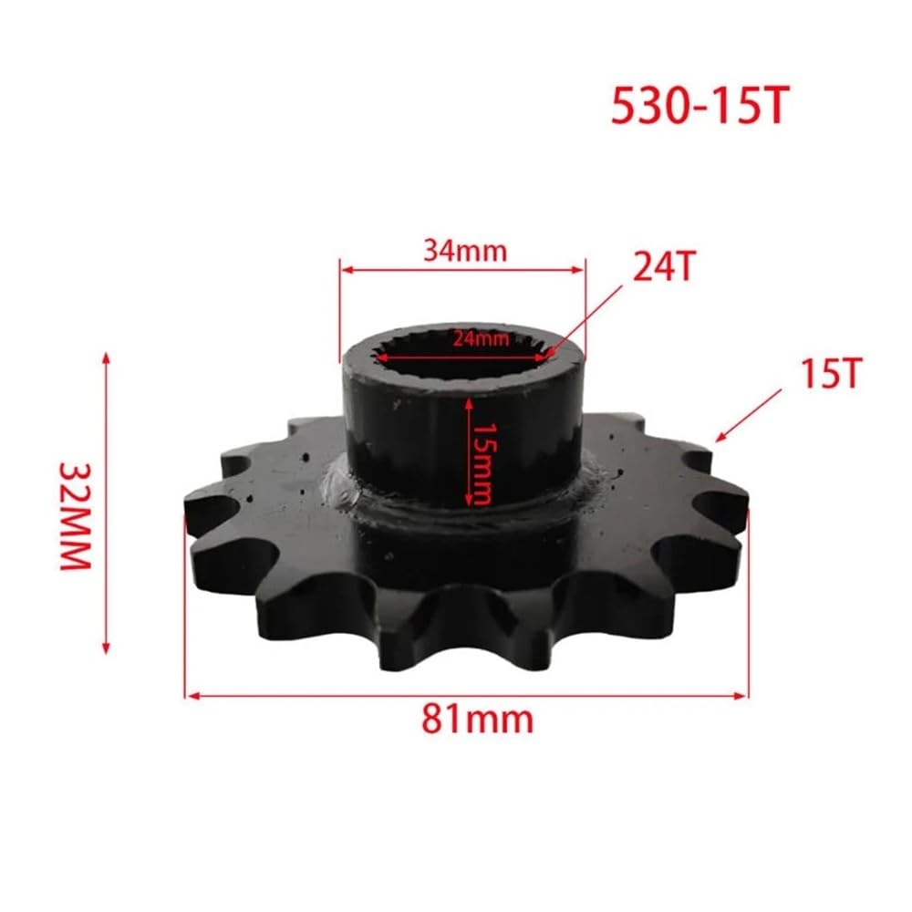 Pignon De Moteur Avant Chaîne D'entraînement 428, 19T, Adapté for GY6 125cc 150cc ATV Quad Dirt Bike Buggy Go Kart