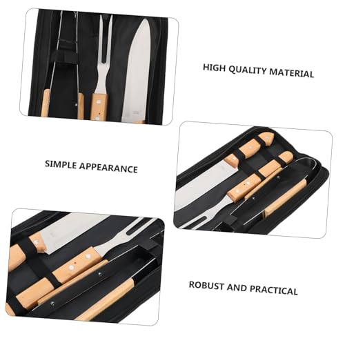 Set de herramientas para barbacoa portátil BESPORTBLE miniatura 2