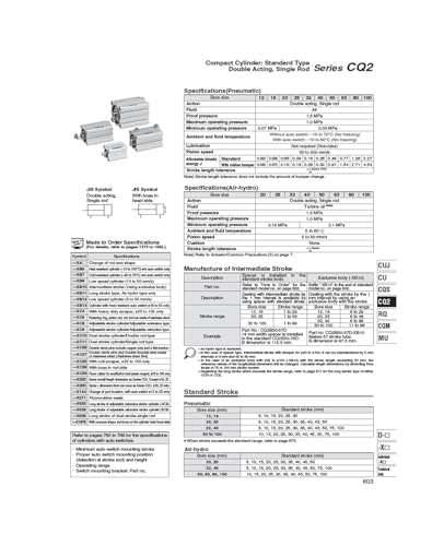 CDQ2A50-75DCMZ vérin pneumatique pour automatisation précise - 5