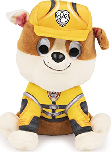 GUND PAW Patrol: The Movie Rubble Stuffed Animal Plush Dog, 6”