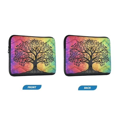 Funda para portátil 13-14 pulg diseño retro árbol de la vida miniatura 2