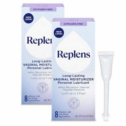 Image of Replens Long-Lasting Vaginal Moisturizer, 8ct with Single-use applicator (Pack of 2)
