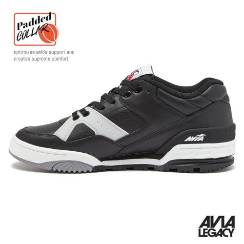 Avia 855 Men’s Basketball Shoes, Low Top Retro Sneakers for Indoor or Outdoor, Street or Court, Sizes 7 to 153