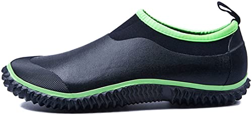 Image of TENGTA Unisex Waterproof Garden Shoes Womens Rain Boots Mens Car Wash Footwear