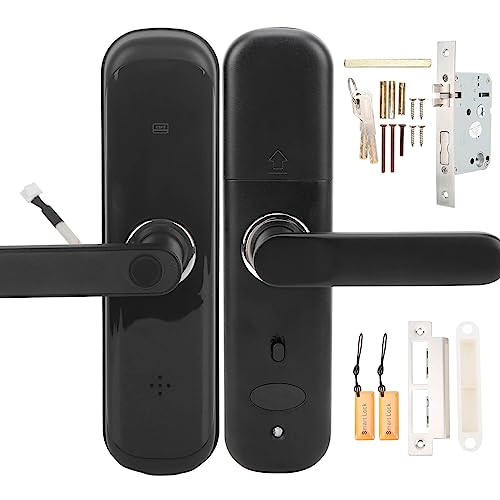 Serrure Electronique Gache Portillon Exterieur, Verrou Connecté 12V, Empreinte Digitale et Code, Sans Fil - Sécurité Anti-effraction, Gestion Multi-utilisateurs, Idéale Porte d'Entrée