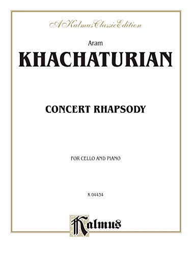 CONCERT RHAPSODY (KALMUS EDITION) By Aram Khachaturian **BRAND NEW**