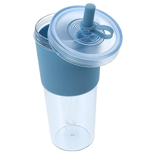 GAROZATION Leakproof Water Bottles Large Capacity Straw Water Cup Tumbler Cup for Sports Travel