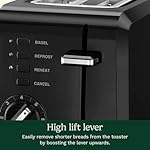 Cuisinart CPT-122BK 2-Slice Compact Plastic Toaster, Black - Image 5