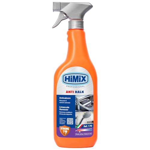 HiMiX Anti Kalk 750 ml - Anticalcare Professionale Ultra Potente - Detergente Spray per Rimozione di Calcare, Sapone e Incrostazioni - Superfici Bagno, Cucina e Ambienti Professionali