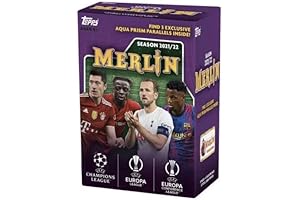 2021-2022 Topps UEFA Champions League Merlin Chrome Soccer Blaster Box