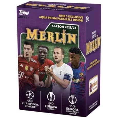 2021-2022 Topps UEFA Champions League Merlin Chrome Soccer Blaster Box