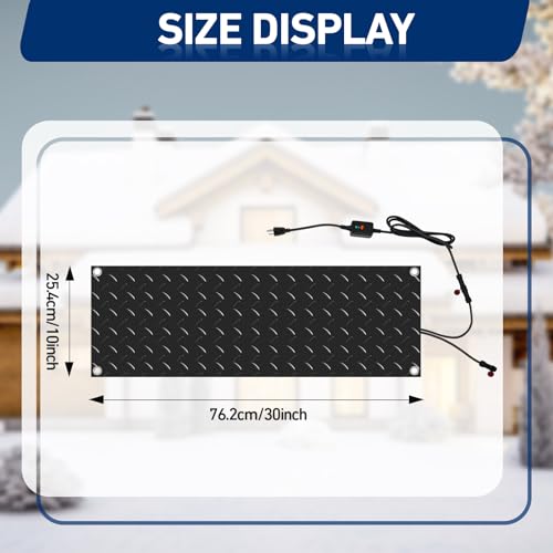 Riakrum Heated Snow Melting Mats Outdoor Slip Proof Ice