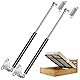 ARANA 711MM 356N Gasdruckfedern, 36KG L-Typ Gasfeder Gasdruckdämpfer Hydraulisch Halterung Für Wohnmobilbett Falltür Bodenluke Aufbewahrungsbox Deckel, 2 Stück