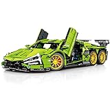 ➤ Speziell für Fans von Supersportwagen entwickelt, hervorragende Detaillierung, Maßstab 1:14 (Größe: 38.6cm * 17cm * 8.6cm). Dieses Sportwagenmodell ist mit Bausteinen der wichtigsten Marken kompatibel. Das perfekte Geschenk für Sportwagenliebhaber und zukünftige Ingenieure