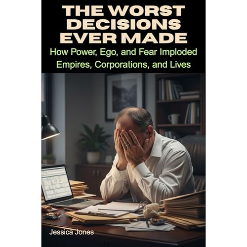 The Worst Decisions Ever Made Audiolibro Por Jessica DJ Jones arte de portada