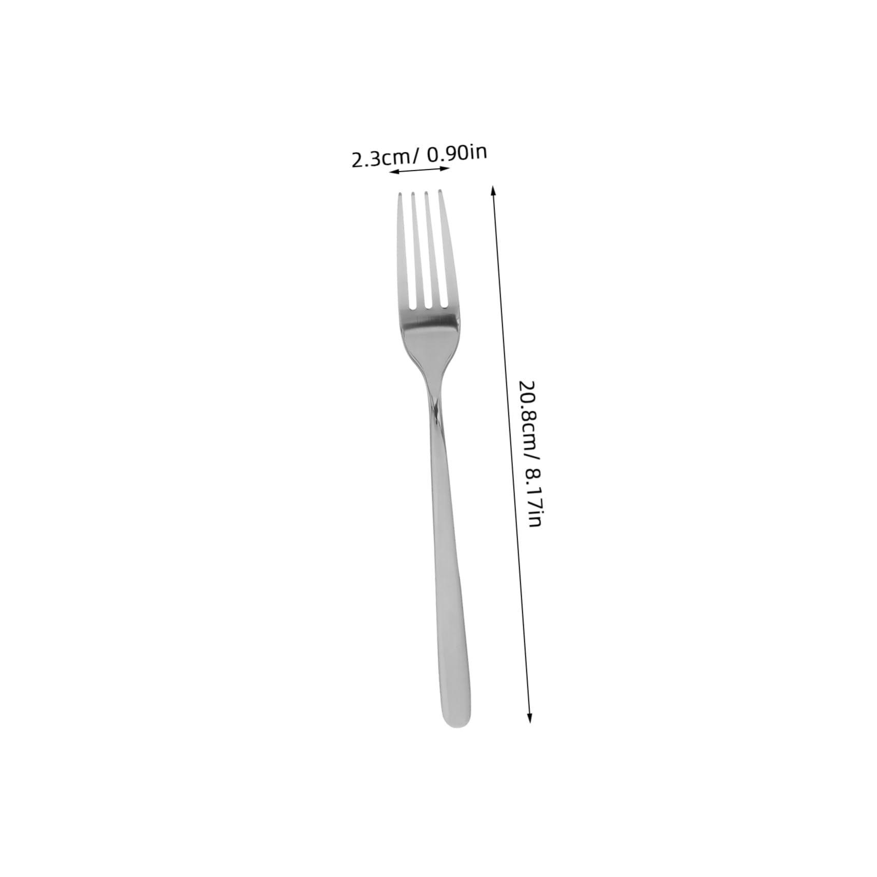 DECHOUS 12 Pezzi Di Forchette Per Posate in Acciaio Inossidabile, Set Di Forchette Per Cena Di Nozze, Lavabili in Lavastoviglie, Per Casa, Ristorante, Hotel, Posate Moderne Per Antipasti,