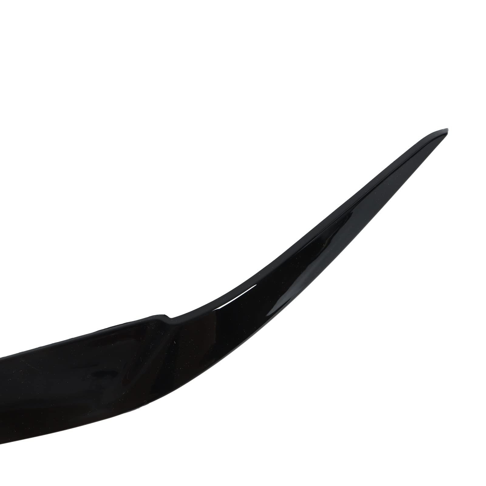 KIMISS Cubierta de la Tapa del Ojo del Faro, 2 Uds Faro Ceja Izquierda Derecha Reemplazo para 5 Series G30 G31 G38 F90 M5 525I 530I 540I 2017-2021(Negro Brillante)