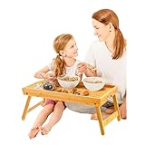 Polyvalent : ce plateau de lit avec pieds se transforme facilement d'un plateau pour les genoux en plateau de table. Le Smooth offre une stabilité pour vos repas, tandis que les Eds surélevés aident à prévenir les déversements. Léger et portable, il est facile à soulever et à déplacer, ce qui le rend idéal pour le petit déjeuner au lit ou en anglais tout en se détendant. Un ajout pratique à vos tials de maison.