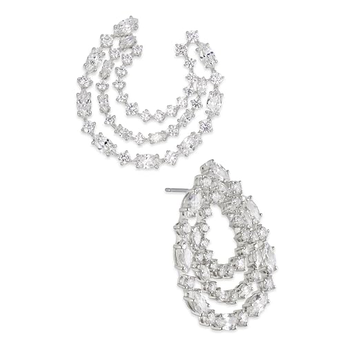 NADRI RSVP Hoop Earrings, Wedding Earrings, Wedding Jewels, Dangle Earrings for Bridesmaid