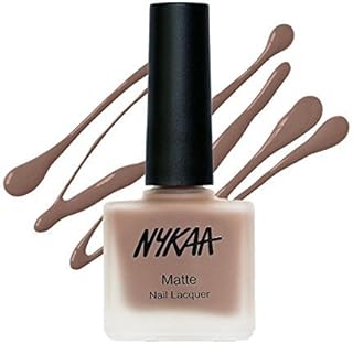 Nykaa Matte Finish Nail Enamel - Spiced Gingerbread 126 (9ml)-picture-28