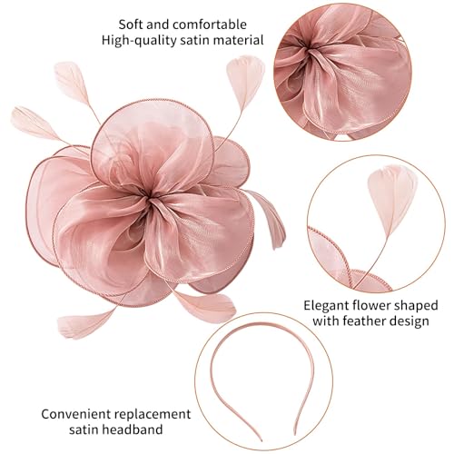 AMZSTRU Fascinator Hat Headband,Elegant Women,The jueianfak store is FAKE！！！