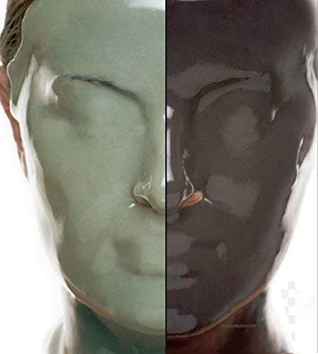 CASMARA mask Anti-aging mask 2pcs set & 1 mixing spatula (BLACK/GREEN)