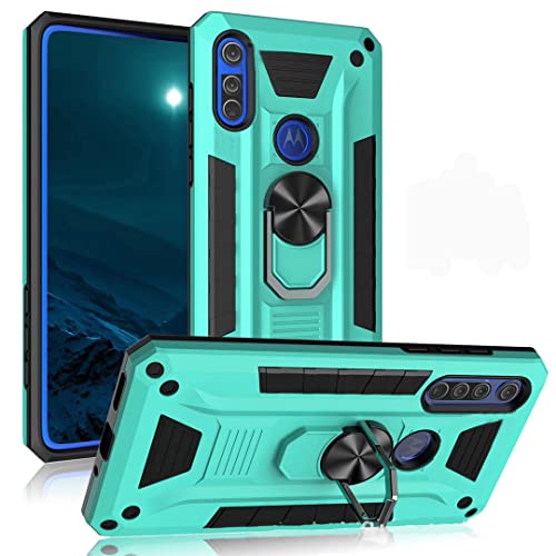 for Jitterbug Smart3 /Lively Smart Smartphone Case, Armor Case with 360 Rotating Ring Holder Kickstand Shock Absorbing Full Body Protective Rugged Case for Jitterbug Smart3 Lively Smart -Black