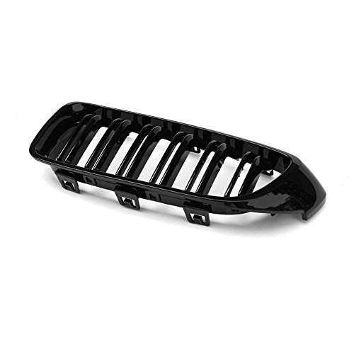 Grille de calandre avant de voiture noir brillant protection anti-débris - 2