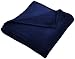 Pinzon Velvet Plush Blanket - Twin, Navy