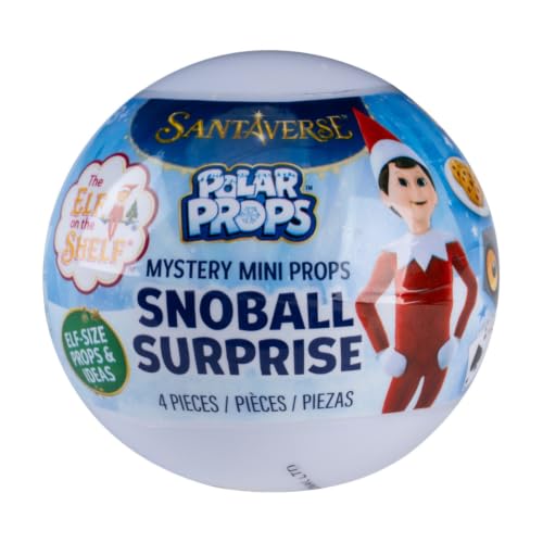 The Elf on The Shelf Polar Props Mystery Mini Props SnoBall Surprise | Accesorios de Elfo Misterioso | 1 de 6 Juegos de Accesorios Sorpresa | Accesorios de Elfo de Navidad