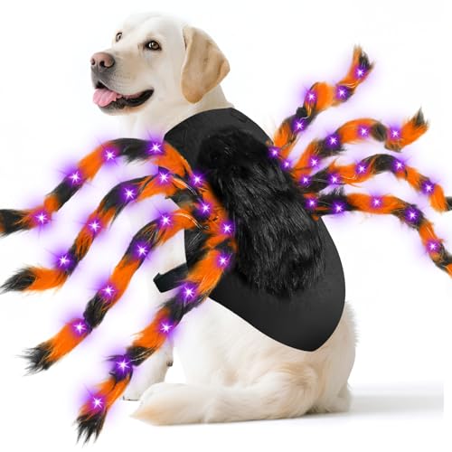 Camlinbo 24 LED Lighted Spider Costume