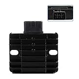 ECCPP Voltage Regulator Rectifier Fit for 2005-2008 2010-2016 for Kawasaki Mule 600 2005-2016 for Kawasaki Mule 610 2017 for Kawasaki Mule SX 21066-0010 21066-0039 Motorcycle Regulator Rectifier
