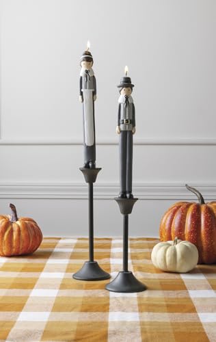 Mud Pie Thanksgiving Pilgrim Taper Set