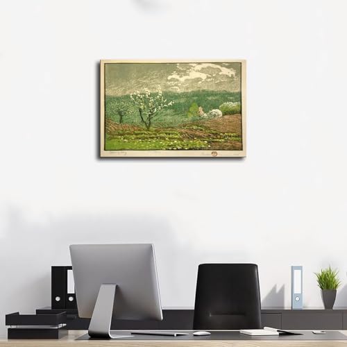 Impression sur toile Spring Day Gustave Baumann salon bureau - 3