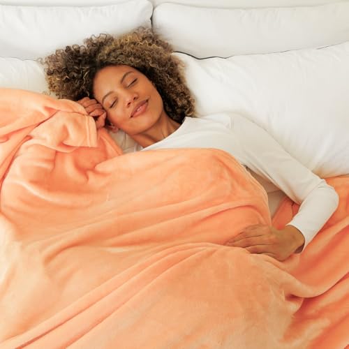 Image of NANPIPER Soft Baby Blanket Lightweight Breathable Fleece for Toddler All-Season Peach Pink 30 inchx40 inch