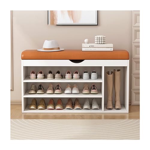 Buffet haut en rotin et meuble de rangement à chaussures aux finitions soignées