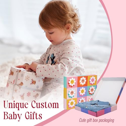 Personalized Toddler Jean Jacket With Names, Custom Long Sleeve Denim Jacket - Back to School Outfits for Girls Boys, Kids Outerwear Jackets & Coats Personalized Birthday Gifts for 1-84