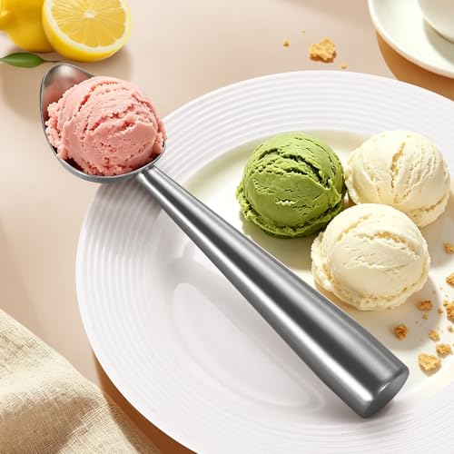 SustaiNthrive Ice Cream Scoop - Premium 304 Stainless Steel Ice Scooper, Non-Stick, Dishwasher Safe, Heavy Duty for Ice Cream, Cookie Dough & Melon Balls - image 4