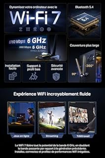 TP-Link Archer TBE552E PCIe Scheda WiFi BE9300Mbps WiFi 7, Scheda Bluetooth 5.4, WPA3, MU-MIMO, OFDMA, Scheda WiFi PC Fisso, Supporta Windows 11